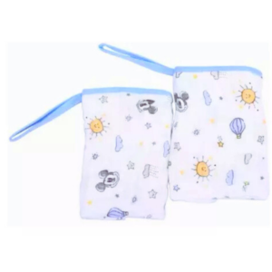 Kit Pano De Boca Disney Mickey Soft Com 2 Unidades