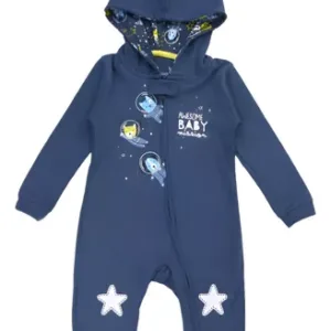 Macacão Manga Longa Com Touca Astronauta Kiko E Kika